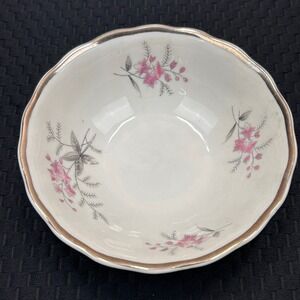 Favolina Karolina Jarolina Poland 3879 Fruit BowlSilver Scalloped Floral‎ 1